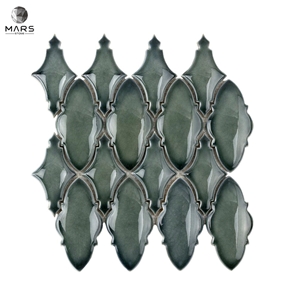 Kuche Backs Plash Unregelmabigegrune Mosaic Wand Fliese