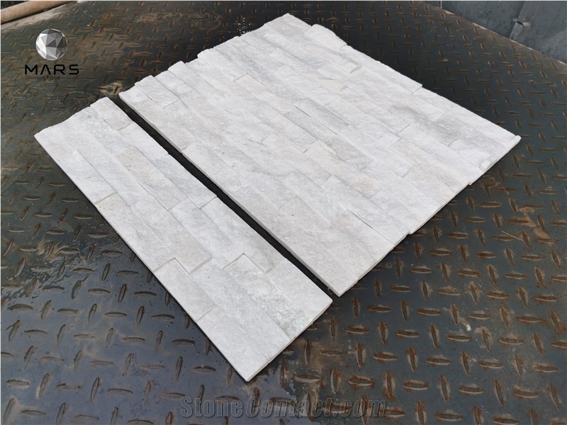 Ledge Stone Panel White Stack Stone Quartz Natural Stone