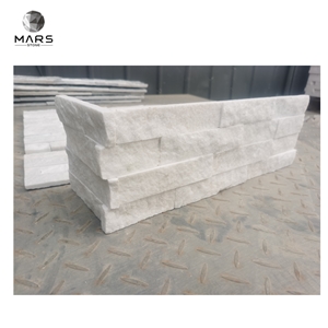 Ledge Stone Panel White Stack Stone Quartz Natural Stone