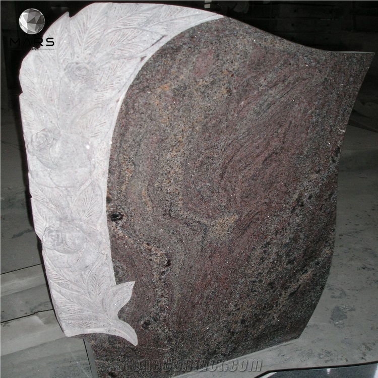 Monument Popular Multicolor Granite Stone Tombstone Cheap