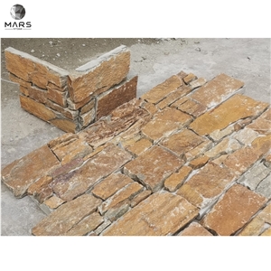 Z Shape Paving Rusty Quartzite Concrete Cultural Stone Z Shape Paving Rusty Quartzite Concrete Cultural Stone