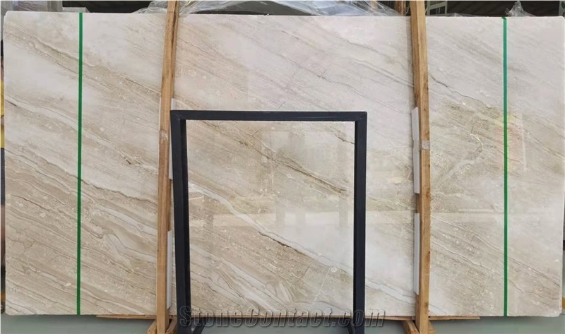 Delta Daino Beige Marble Slab