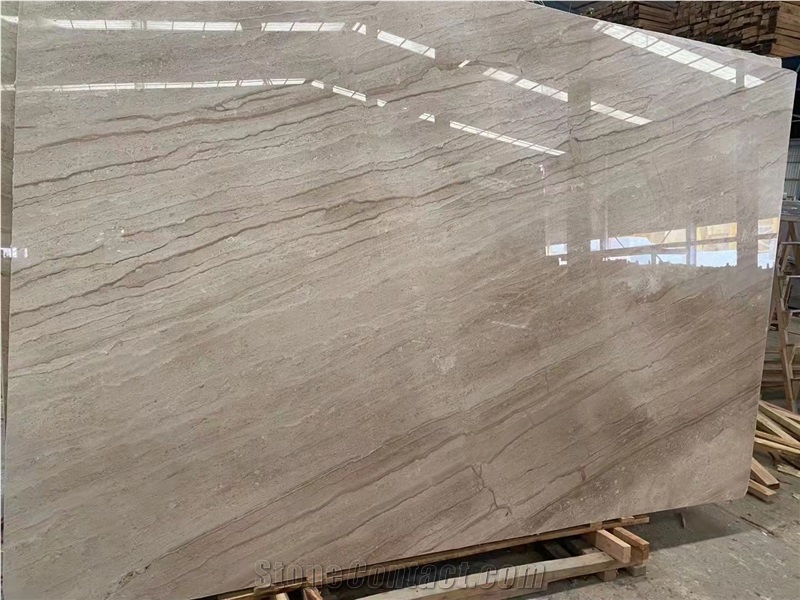 Italy Daino Reale Nuvolato Beige Marble Slab