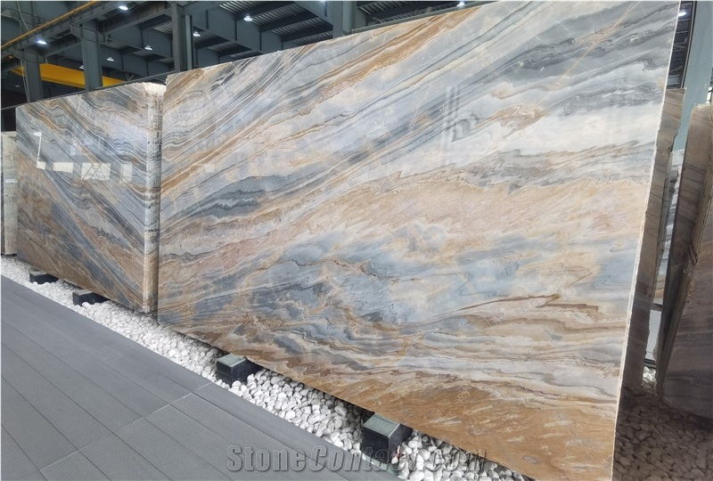 Layout Roma Impression Brown Marble Tile