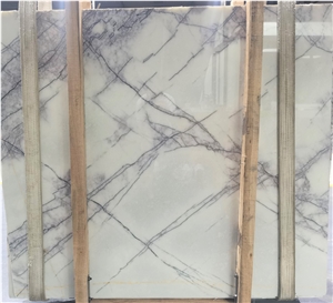Milas Lilac White Marble Slab