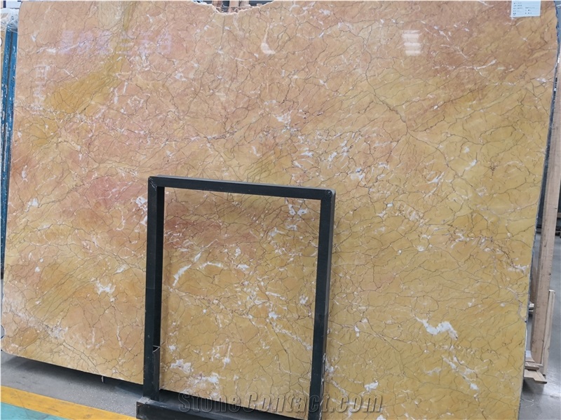 Polished Karen Gold Marble Slab