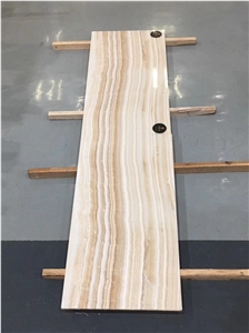 Polished Turkey Akdag Beige Onyx Slab