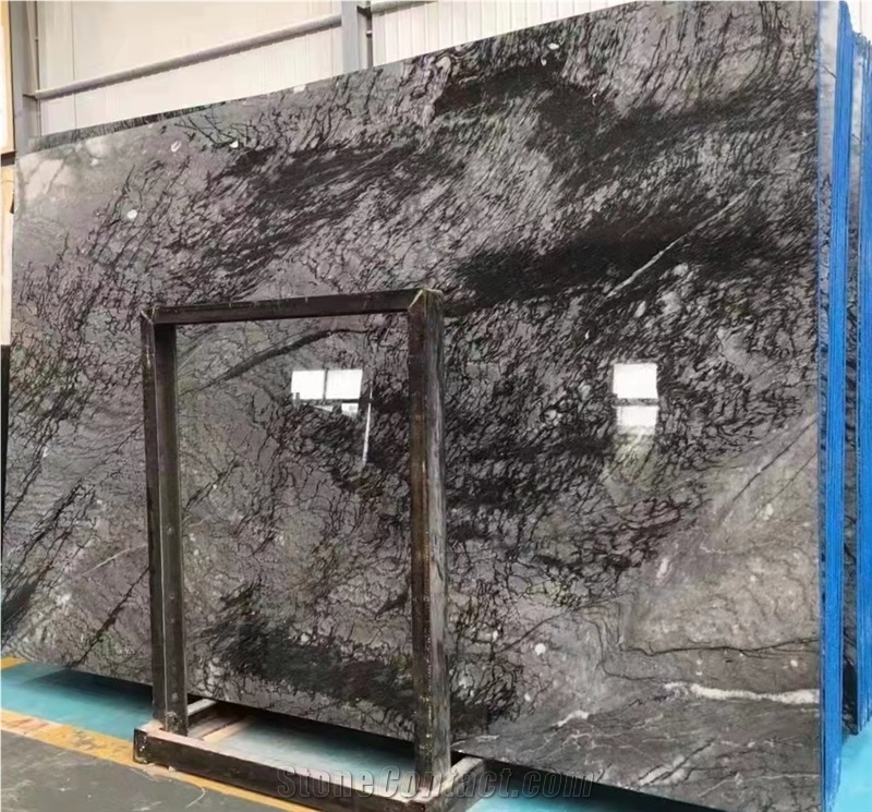 Turkey Black Spider Marble Slab