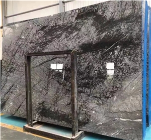 Turkey Black Spider Marble Slab