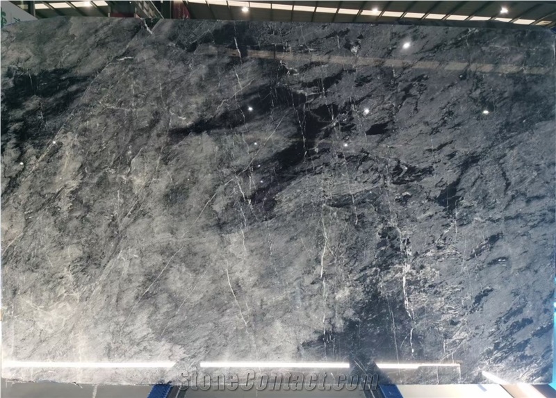 Turkey Black Spider Marble Slab
