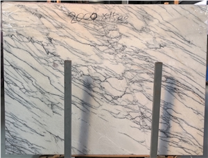 Turkey Chanel Plum White Marble Slab