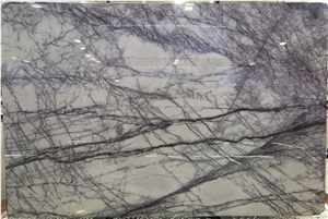 Turkey Incense Plum White Marble Slab