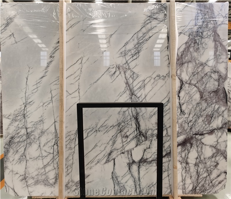 Turkey Milas Greylac White Marble Slab