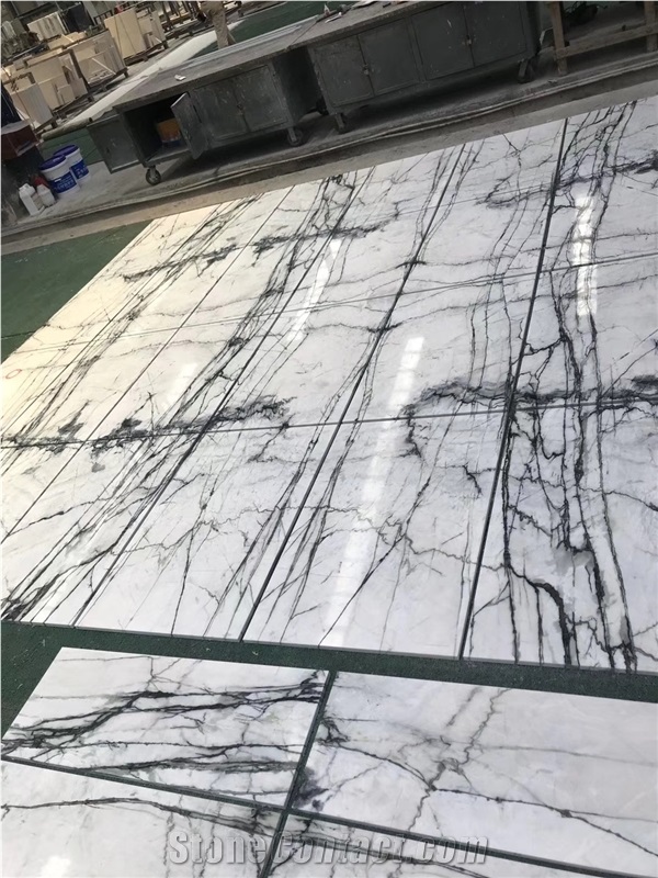 Turkey Milas Greylac White Marble Slab