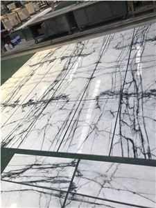Turkey Milas Greylac White Marble Slab