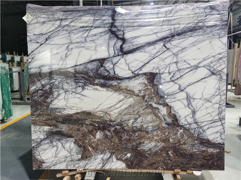 Turkey New York Dark Purple Marble Slab