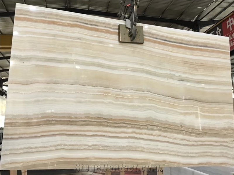 Turkey White Ivory Onyx Slab