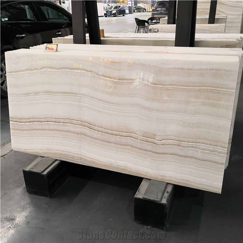 Turkey White Ivory Onyx Slab