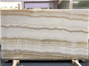 Turkey White Ivory Onyx Slab