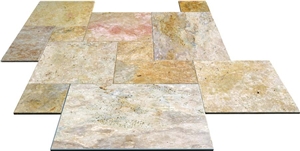 Antique Mix Travertine French Pattern Set 
