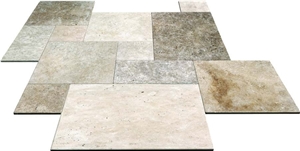 Classic Mix Travertine French Pattern Set 