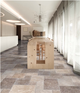 Classic Mix Travertine French Pattern Set 
