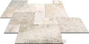 Light Mix Travertine French Pattern Set Light Mix Travertine French Pattern Set