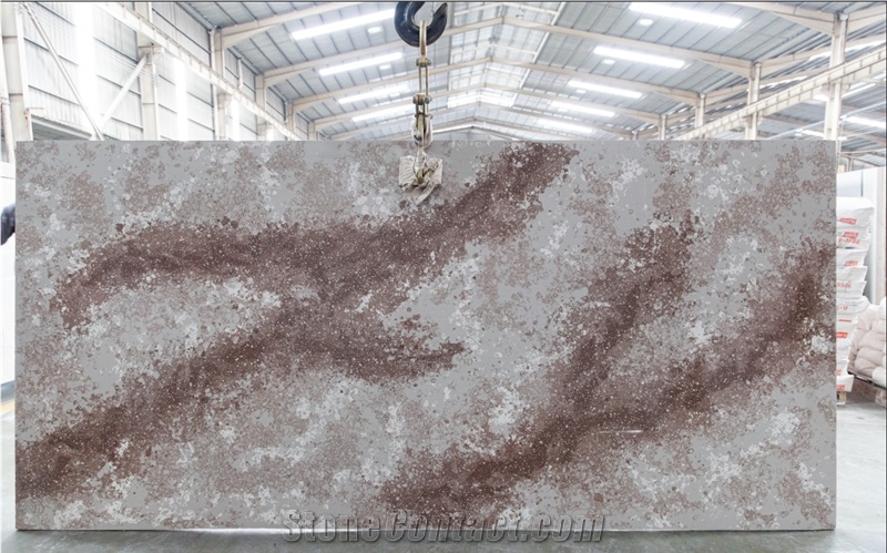 Beige Artificial Quartzite Slab Factory Quotation