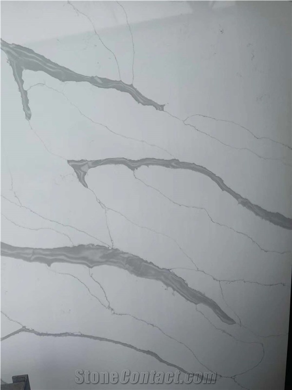 Calacatta Quartz New Pattern For Hospital