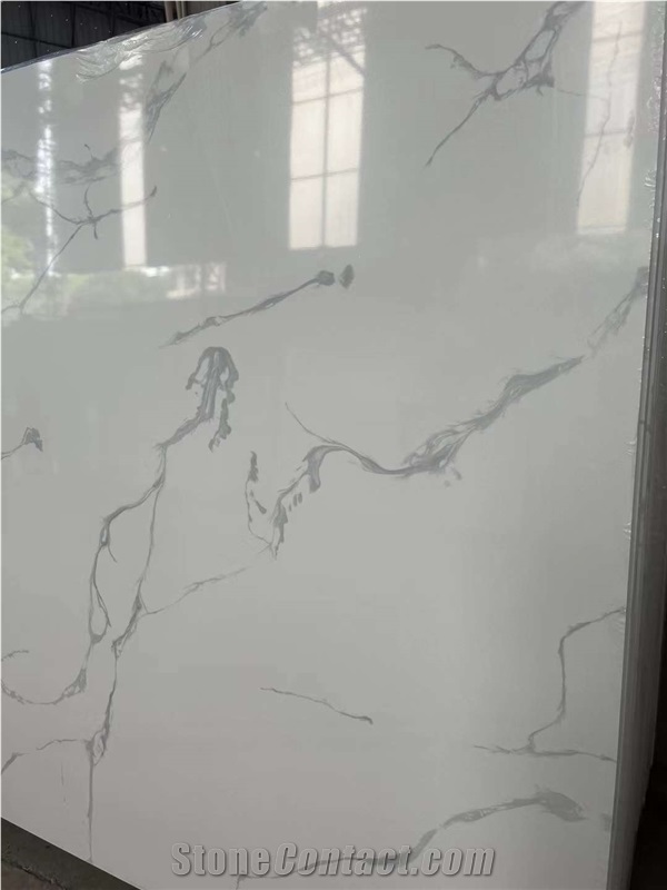 Cararra Engineered Marble Kitchen Counter Top 