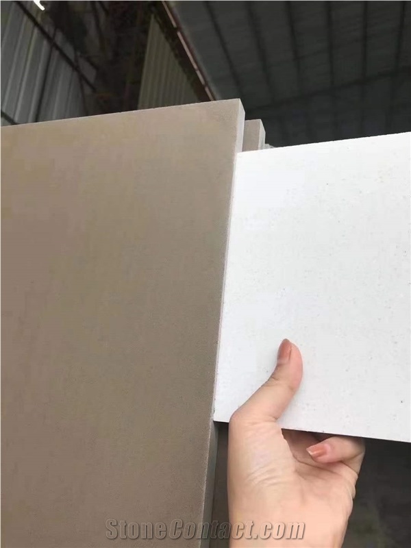 Polished Glossy Surface Brown Color Quartz