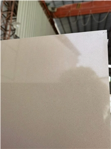 Quartz Surface Pure Brown Color For Flooring 