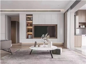 Quartz Wall Cladding Lobby Flooring