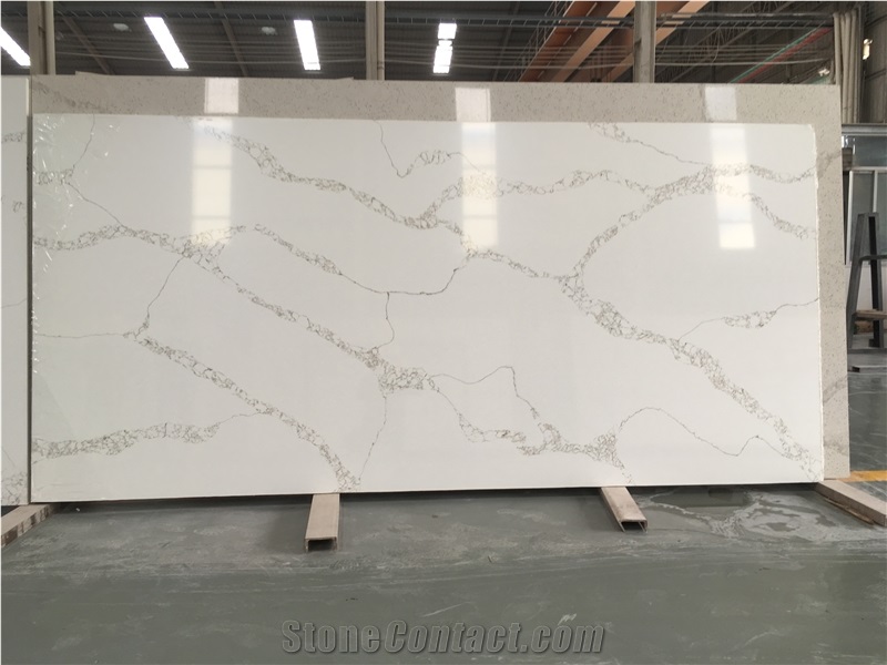 White Artificial Quartzite Slab Supplier