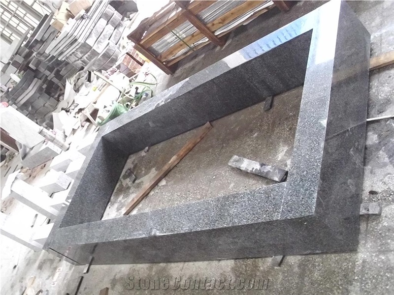Black Granite Polished Kerbstone