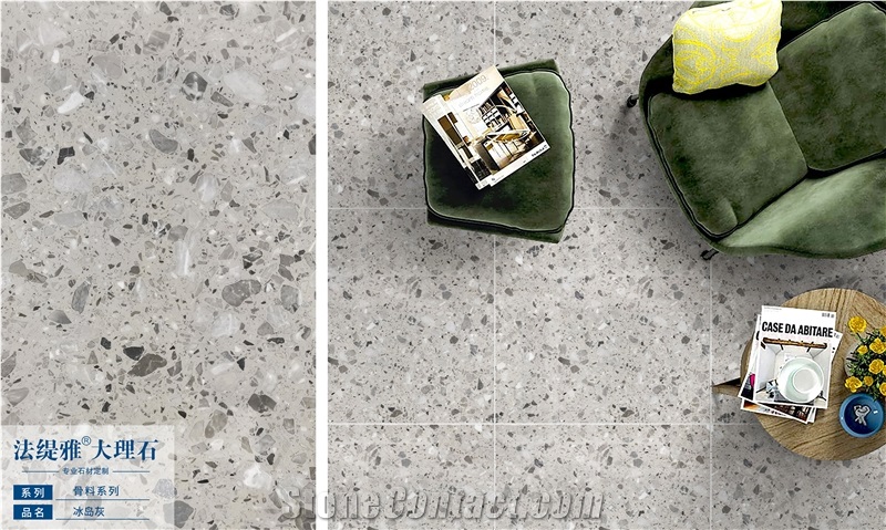 New Arrival Terrazzo Slabs An Cut-To-Size Tiles