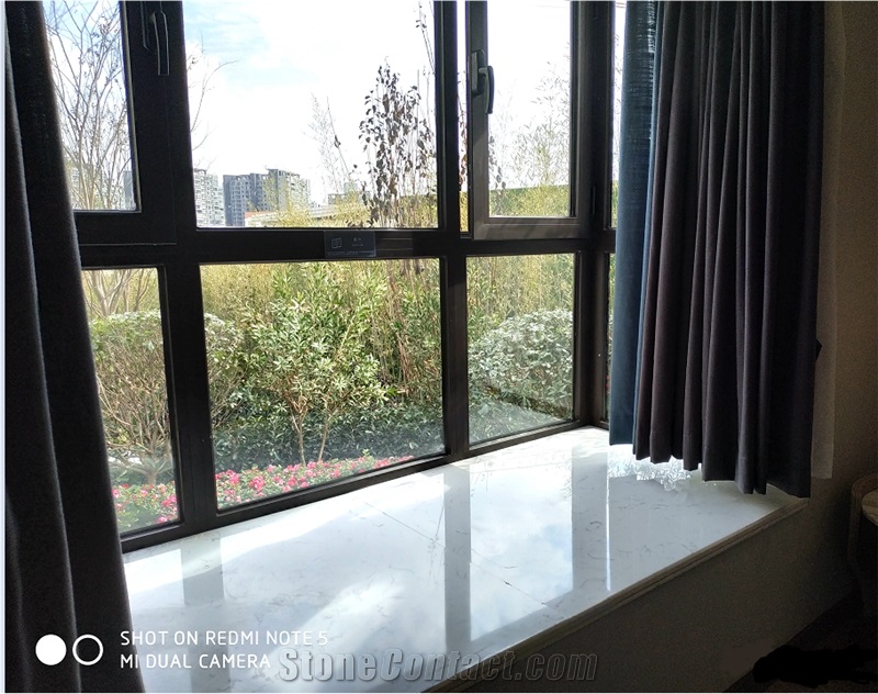 Window Sills White Cararra Bianco Marble Looks