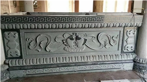Bluestone Stone Carving Wall Relief 