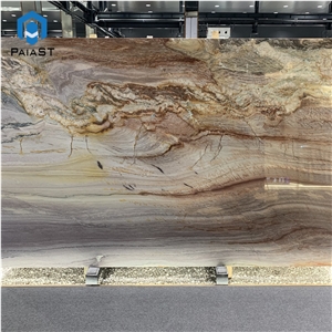 Beautiful Brazil Imported Rainbow Impression Quartzite Slabs Beautiful Brazil Imported Rainbow Impression Quartzite Slabs