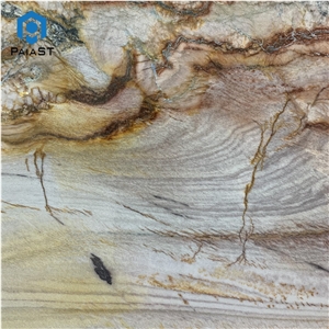 Beautiful Brazil Imported Rainbow Impression Quartzite Slabs