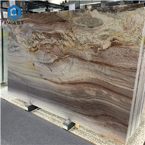 Beautiful Brazil Imported Rainbow Impression Quartzite Slabs