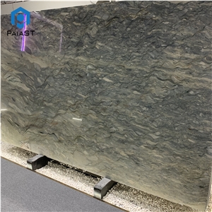 Brazil Natural Gold Silk Road Quartzite Slabs For Countertop