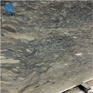 Brazil Natural Gold Silk Road Quartzite Slabs For Countertop