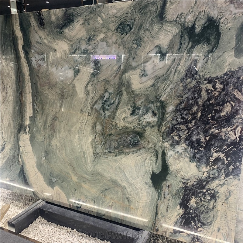Green Valley Marble Polished Slabs Tiles For Interior Wall