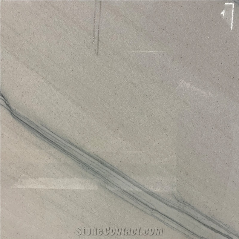 Grey Quartzite With Green Veins Slabs For Background Wall 
