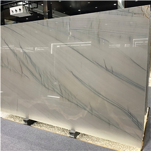 Grey Quartzite With Green Veins Slabs For Background Wall 