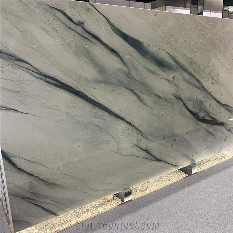 Polished Da Vinci Grey Marble Slabs Tiles For Wall And Floor