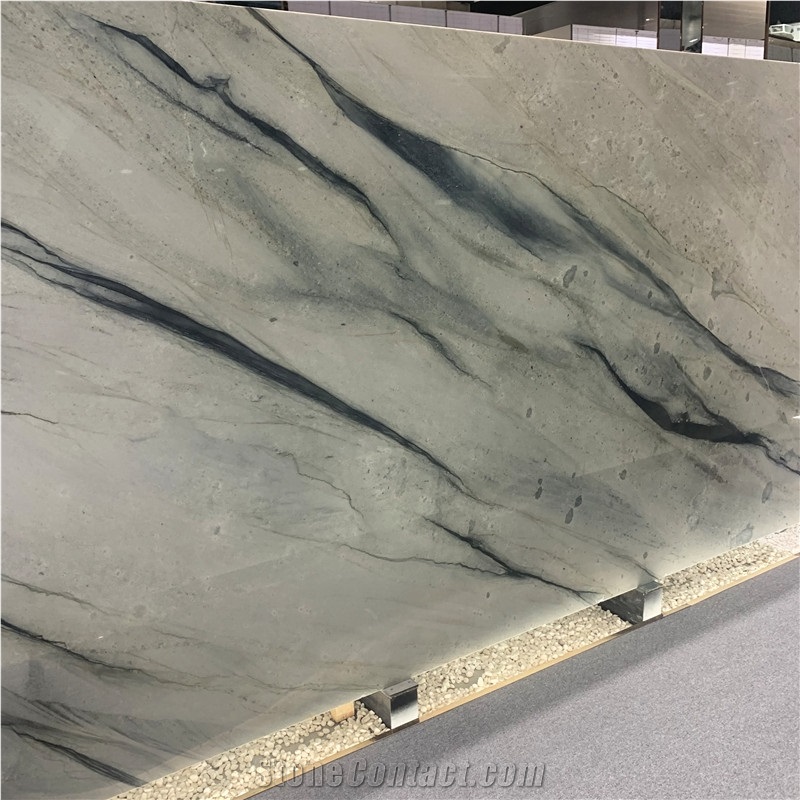 Polished Da Vinci Grey Marble Slabs Tiles For Wall And Floor