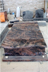 Aurora India Monument &Tombestone Granite Slant Gravestone