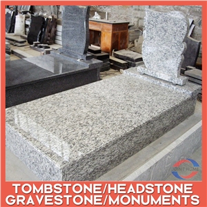 China New Style G635 Grey Granite Tombstone & Headstone